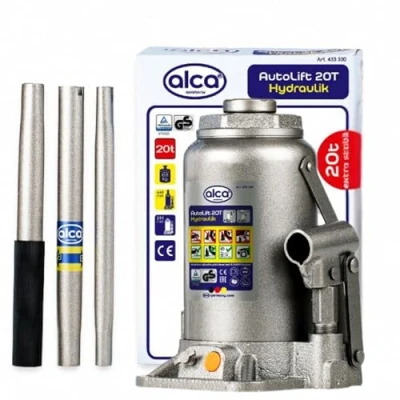 Image of Alca Germany Car Hydraulic Bottle Jack Lifting Tool Stand Van Motorhome Different Sizes a433300 (20 Ton Jack)