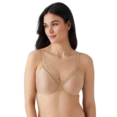 Image of Wacoal Women&#039;s Perfect Primer Underwire Bra Full Coverage, Opaque, Roebuck, 46C
