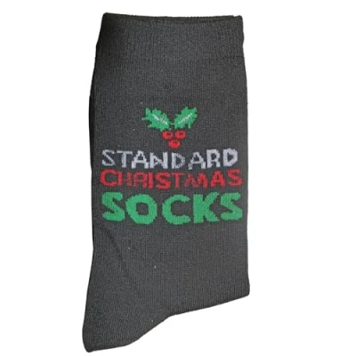 Image of Widdle Gifts Men&#039;s Novelty Christmas Socks Size 6 10 Standard