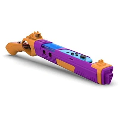 Image of GH Shooting Game Gun Controller for Nintendo Switch / OLED Hunting Games, Call of Juarez, Sniper Elite 3, Big Buck Hunter, Resident Evil, Simulator, Doom 4, Splatoon 2 Purple and Yellow