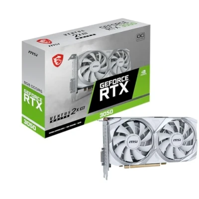 Image of MSI GeForce RTX 3050 VENTUS 2X XS White 8G OC (8GB GDDR6/PCI Express 4.0/1807MHz/14000MHz)