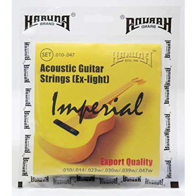 Image of Karuna Imperial 80/20 Bronze Acoustic Guitar Strings Extra Light (.010 .047). Phosphor