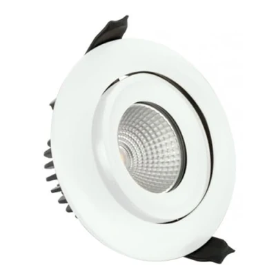 Image of Integral 92mm cut out IP65 Fire Rated Tiltable Downlight 9W (51W) 3000K 650lm 36 deg beam angle Dimmable