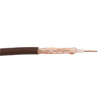 Image of Pro Power 14616 5 m CCA F/Filled Low Loss Coaxial Cable, Brown,