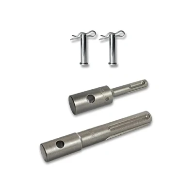 Image of WERHE Professional Auger Adapter Set Suitable for SDS Plus Hammer Drill Pile and Also Max Cordless with 2 pcs. Bolt Made of Spring Steel.