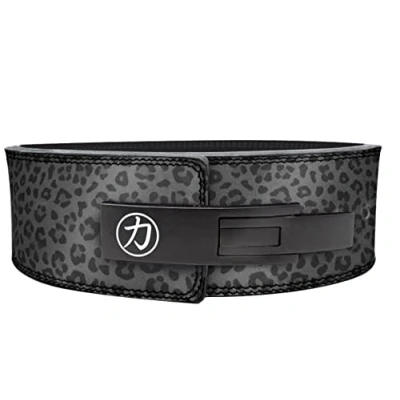 Image of Strength Shop 10mm Lever Belt Dark Leopard IPF Approved (X Small)