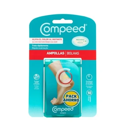Image of COMPEED Medium Blisters, Protection Against Scratches, Pack 10 pcs