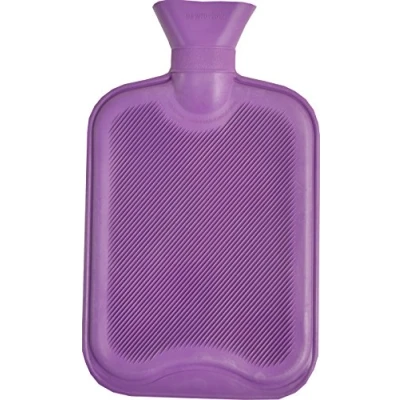 Image of Vagabond Bags Ltd 2L Ribbed Hot Water Bottle, Lilac