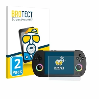 Image of brotect Screen Protector Anti Glare compatible with Anbernic RG40XX H (2 Pack) Matte, Fingerprint Protection Film