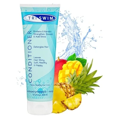 Image of TRISWIM Swimmers Hair Conditioner After Swim Care Moisturising Detangling Regenerating Vegan For (251ml)