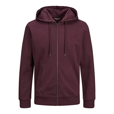 Image of JACK &amp; JONES Men&#039;s JJEBASIC Sweat Zip Hood, Port Royale/REG, XXXL