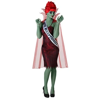 Image of Plus Size Miss Dead Receptionist Fancy Dress Costume 1X
