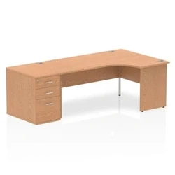 Image of Impulse 1800 Right Hand Panel End Workstation 800 Pedestal I000890