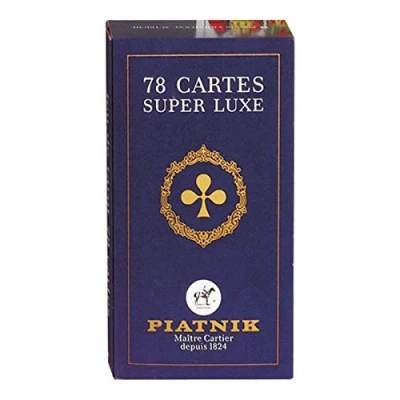 Image of Piatnik Luxury Tarot: 78 Cards Back Blue AND Gold