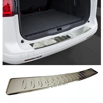 Image of For Hyundai IX 20 Rear Bumper Protector Guard Trim Cover Chrome Sill