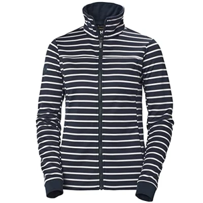 Image of Helly Hansen Womens Crew Fleece Jacket, S, Navy