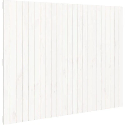 Image of vidaXL Wall Headboard White 146.5x3x110 cm Solid Wood Pine