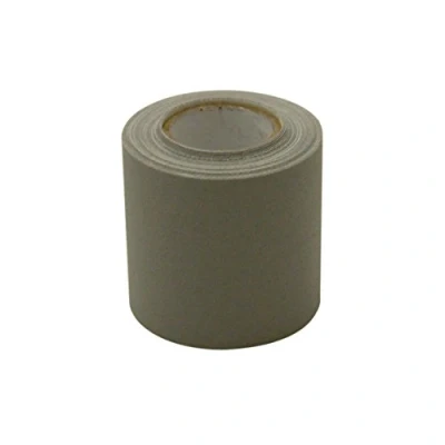 Image of JVCC Patch &amp; Repair Tape for Leather and Vinyl Surfaces [Gaffers Tape] (Repair 1): 2 in. (48mm Actual) x 15 ft. (Grey)