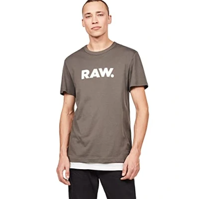 Image of G STAR RAW Men&#039;s Holorn T Shirt, grey (gs D08512 8415 1260), XS