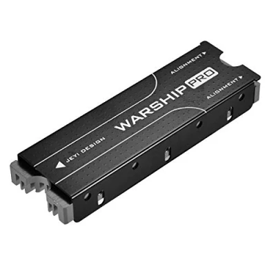 Image of M.2 SSD heatsink, PCIE NVME or SATA m2 2280 Double Sided Heat Sink Black