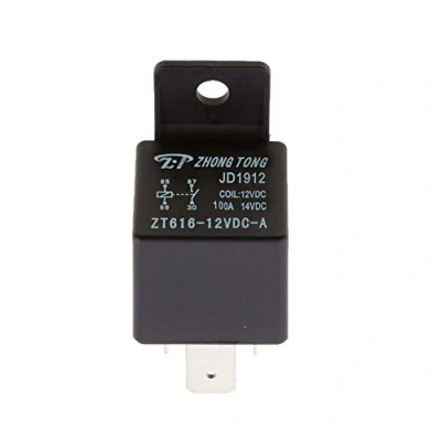 Image of Mintice DC 12V 100A 100 AMP Car Automotive Boat Truck 4 Pins SPST Alarm Relay Kit Copper 9.5mm