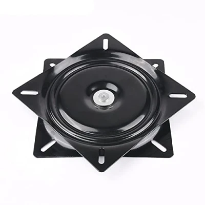 Image of Lokatall 6 Inch Seat Swivel Plate, Bar Stool Square Heavy Duty Turntable Bearing Plate Steel Ball 360 Rotating Base for Chair TV Table Boat