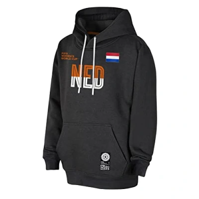 Image of FIFA Official 2023 Women&#039;s Football World Cup Adult Team Hoodie, Netherlands, Black, Medium