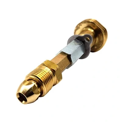Image of LPG GPL ACME UK Propane Gas Bottle Tank Filler Adapter Swivel with None Return Valve