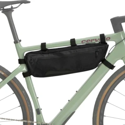 Image of BBB Cycling MiddleMate Frame Bag Top Tube Bikepacking Waterproof with Easily Adjustable Straps Lightweight BSB 142,Black,M