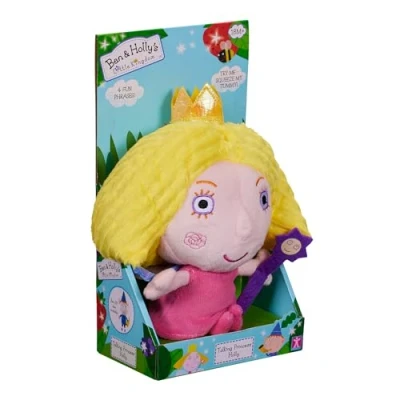 Image of Character Options Ben And Holly&#039;s Little Kingdom 18cm Talking Holly Soft Plush Toy 05288