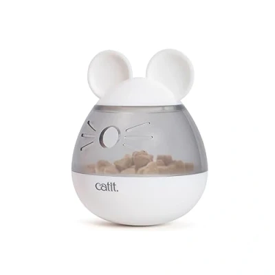Image of Catit PIXI Treat Dispenser, Interactive Dispensing Cat Toy, Mouse