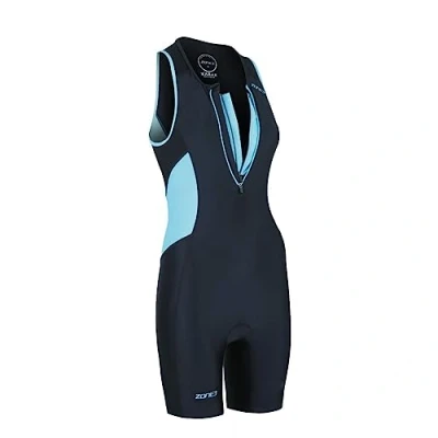 Image of ZONE3 Women&#039;s Activate Trisuit One Piece Pro Triathlon Sleeveless Skin Suit With Inner Bra and Tri lite Pad (XS)