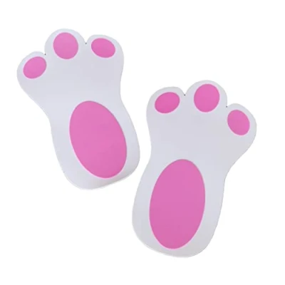 Image of PMS International Easter Egg Hunt Accessories and Games 6 Pk Large Bunny Footprints