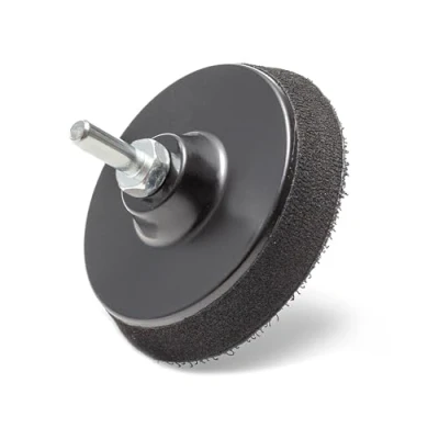 Image of Glass Polish 3 inch (75mm) Hook &amp; Loop Backing Pad for Drill with Universal Attachment