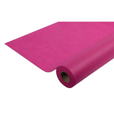 Image of Disposable spun bound non woven tablecloth Roll 10 M long X 1.20 wide Tear proof, water repellent and wipe able material Hydrangea