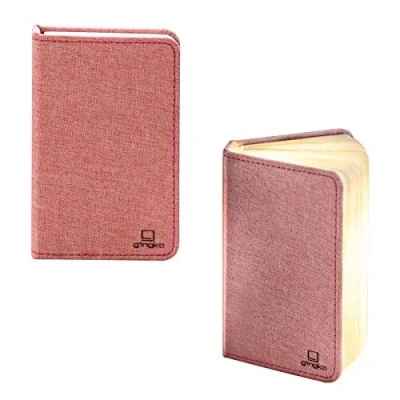 Image of Gingko Design Smart Booklight Linen Mini Blush Pink, One Size