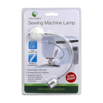 Image of Daylight Company Professional Sewing Machine Lamp, Chrome,3.5*2.3*25cm