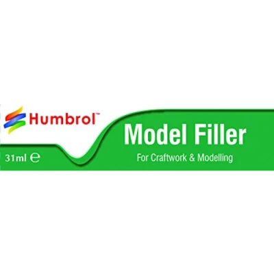 Image of Humbrol AE3016 31ml Model Filler (Tube) for Models Solvent Based Adhesive Plastic Modelling Kits Making Filler, Low Viscosity Super Glue,