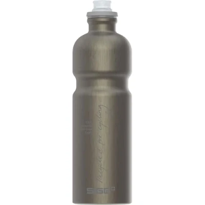 Image of SIGG Aluminium Bike Water Bottle Move MyPlanet Smoked Pearl Climate Neutral Certified Lightweight BPA Free 0.75 L