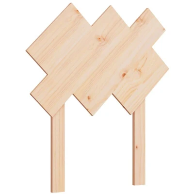 Image of vidaXL Bed Headboard 72.5x3x81 cm Solid Wood Pine