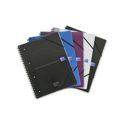 Image of Oxford Office Essentials Meeting Book Pack of 5, A4+, kariert blue