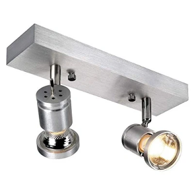 Image of SLV Asto 2 bulb downlight with decorative ring