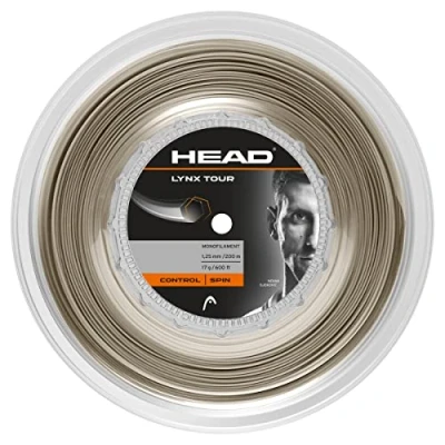 Image of HEAD Unisex_Adult Lynx Tour Reel Tennis String, Champagner, 16