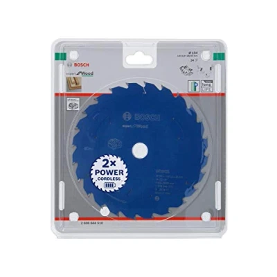 Image of Bosch Professional Circular Saw Blade Expert (for Wood, 184 x 20 1.6 mm, 24 teeth; Accessories: Cordless Saw)
