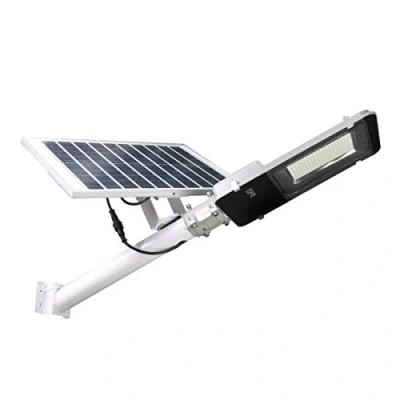 Image of JANDEI Solar Street Lights 200W for Outdoor, 2500 Lumens, Waterproof, Adjustable Panel and Remote Control.