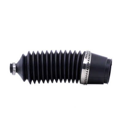 Image of MR510272 Steering Rack Boot BLUE PRINT ADC481508 Rubber Front Axle Right with clamps 17, 51mm 240mm MITSUBISHI: PAJERO 4, 3