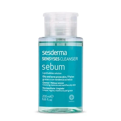 Image of Sesderma Sensyses Cleanser Sebum Lipid Bubbles Solution 200ml