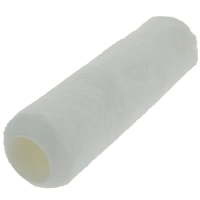 Image of Coral 41873 Aspire 9 inch 1.5&quot; Dia Paint Roller Cover Professional 10MM Medium Pile Sleeve Premium Microfibre for Semi Smooth Surfaces with Trade Emulsion or Gloss Pure White