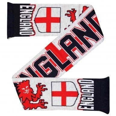 Image of England Rugby &amp; Football Fans Scarf (100% Acrylic)