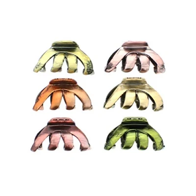 Image of Zac&#039;s Alter Ego 6 Pieces 6.5cm Hair Octopus Clamps/Bulldog Claw Clips